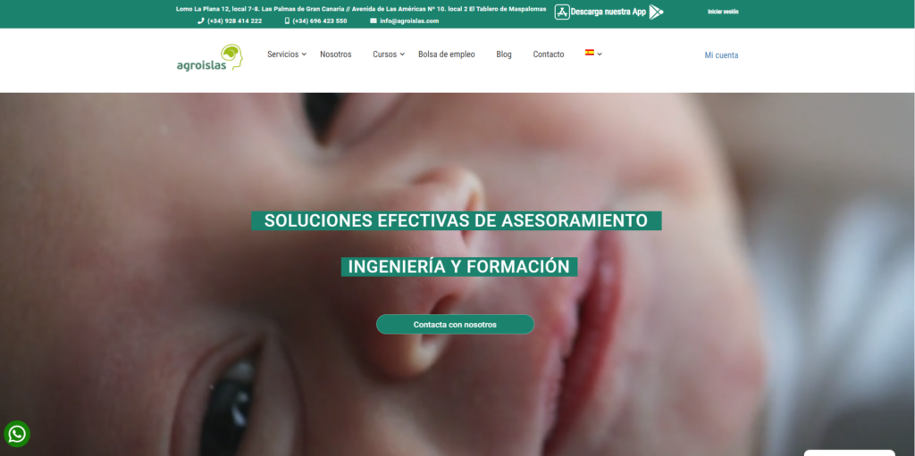 Pagina web de Agroislas
